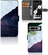 Flip Cover Google Pixel 7 Pro Telefoon Hoesje Sea in Space