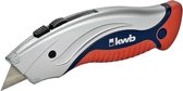 Couteau de tapissier KWB - Aluminium - Softgrip - Easy switch - incl 5 lames - 015300
