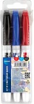 Whiteboard Stiften Kleuren 3-Pack dunne punt - Markers Whiteboard Stiften Zwart - Blauw - Rood