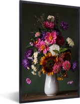 Cadre photo avec affiche - Fleurs - Nature morte - Couleur - 20x30 cm - Cadre pour affiche