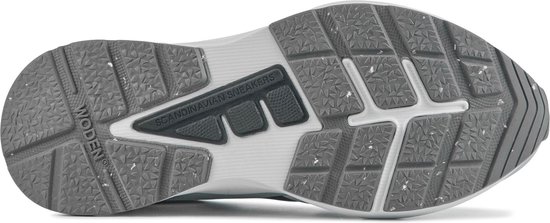 Woden Baskets pour femmes Femme - Baskets basses / Chaussures femme - Cuir - Stelle transparent - Combi Grijs - Taille 38