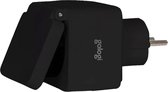 Gologi Slimme stekker buiten - Smart plug - IP44 - Tijdschakelaar & Energiemeter - WIFI - Google Home & Amazon Alexa - Zwart