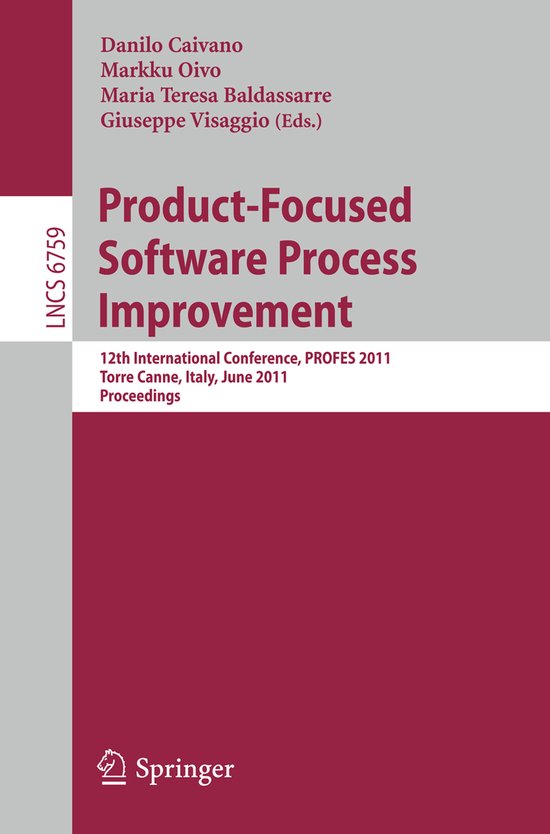 Product-Focused Software Process Improvement - cover