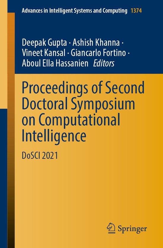 Advances in Intelligent Systems and Computing1374- Proceedin ... - cover