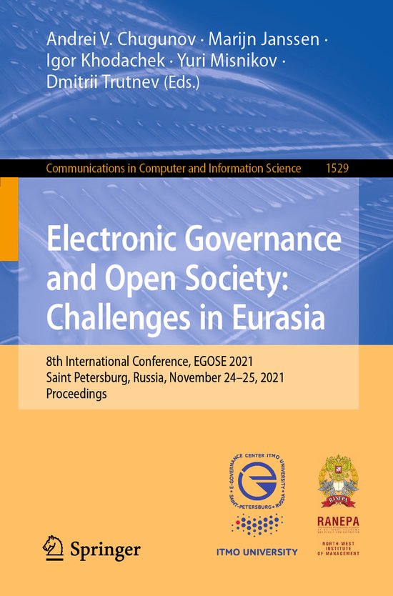 Communications in Computer and Information Science1529- Elec ... - cover