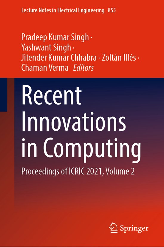 Lecture Notes in Electrical Engineering855- Recent Innovatio ... - cover