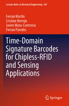 Time Domain Signature Barcodes for Chipless RFID and Sensing Applications