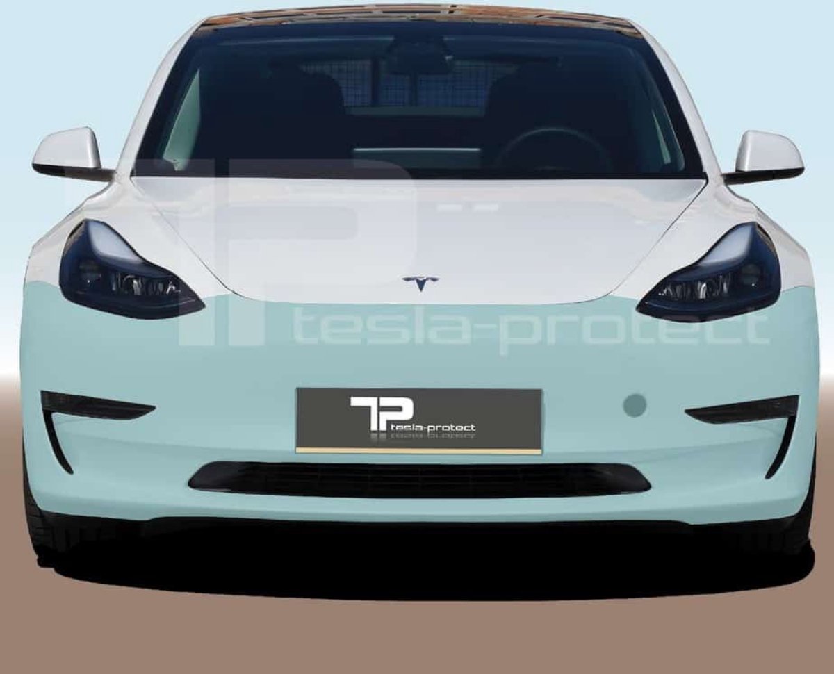 Model Y Film de protection peinture pour pare-chocs - Version simplifiée -  Tesla-Protect