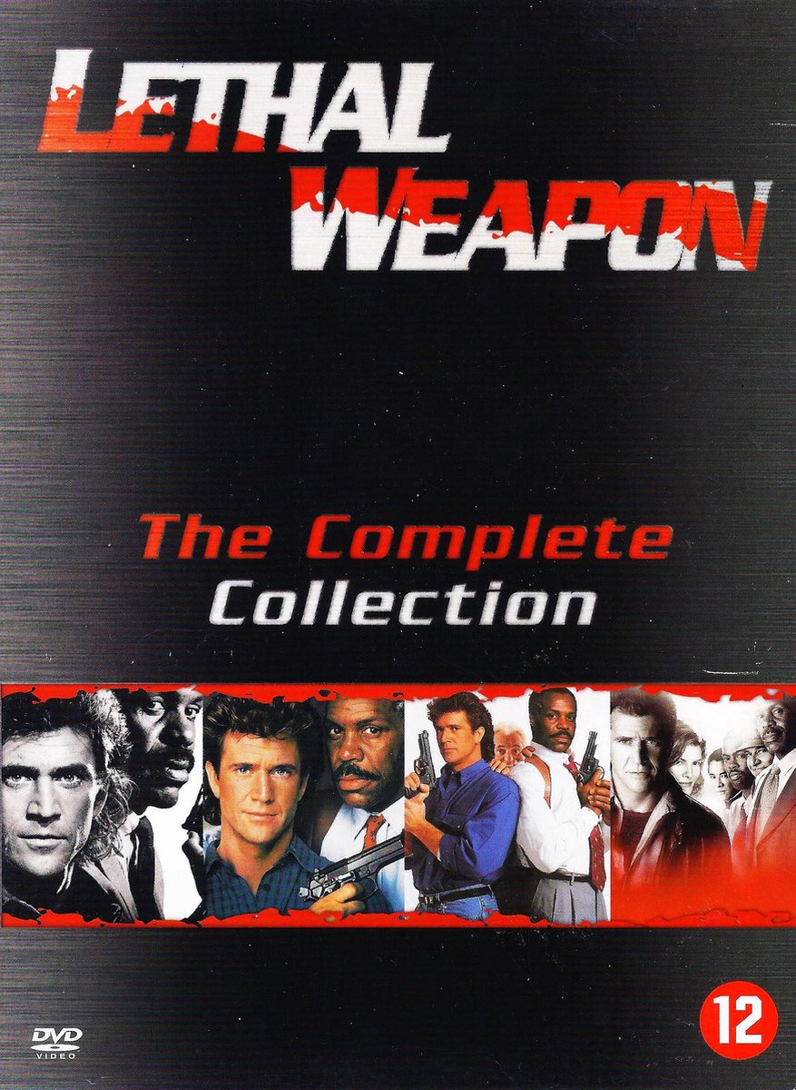 Lethal Weapon The Complete Collection Film 1, 2, 3 & 4 (4-Disc Limited Edition Box) DVD