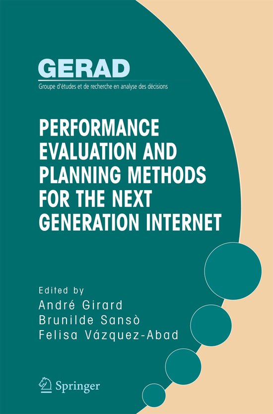 Performance Evaluation and Planning Methods for the Next Gen ... - cover
