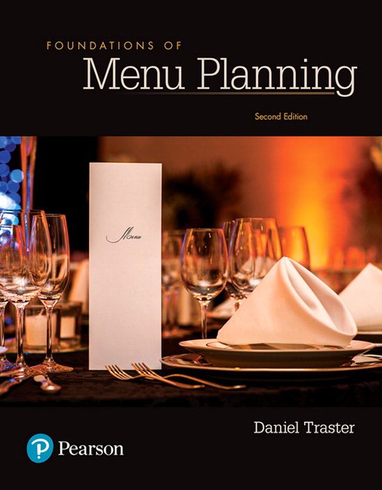 Foundations of Menu Planning - cover