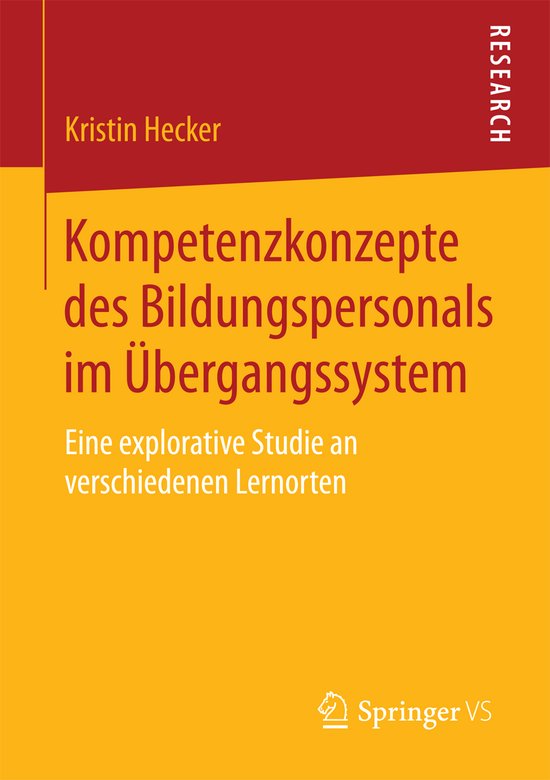 Kompetenzkonzepte des Bildungspersonals im Übergangssystem - cover