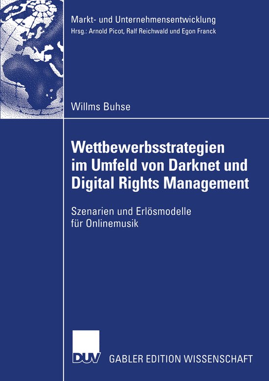 Wettbewerbsstrategien im Umfeld von Darknet und Digital Righ ... - cover