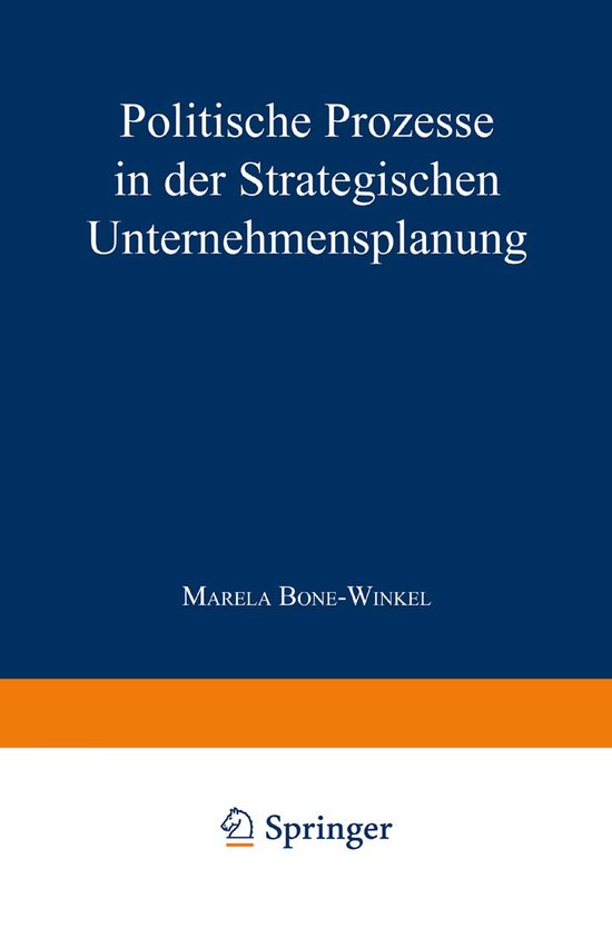 Politische Prozesse in der Strategischen Unternehmensplanung - cover