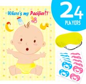 Babyshower spel Plak de Speen op de Mond van de Baby - babyshower - kraamfeest - speen - baby - zwanger