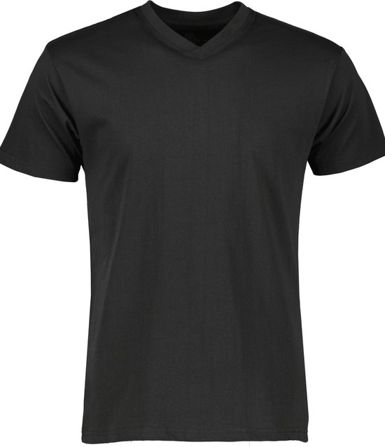 T-shirt Jac Hensen - V V - Zwart - 7XL Grandes Tailles