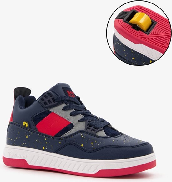 Regelmatig George Stevenson laser Breezy Rollers kinder sneakers met wieltjes blauw - Maat 29 - Uitneembare  zool -... | bol.com