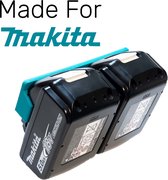 Umake // Support de batterie double pour Makita // Convient pour LXT 18V & 14,4 V // Vis incluses