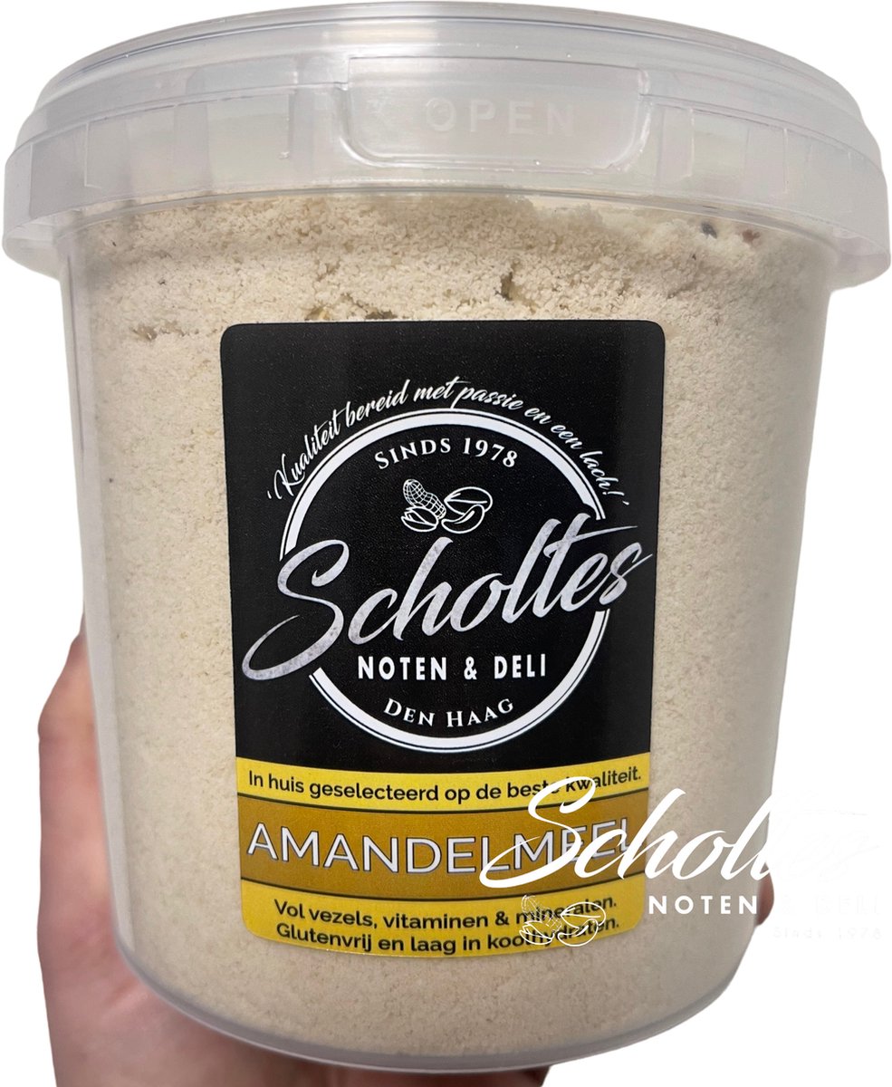 Amandelmeel XL 475GR | Biologisch | 100% Puur | Glutenvrij | Koolhydraat-arm | Keto | Bakken