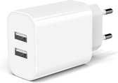 USB Lader 2 Poorten - Oplader - 12W Snellader - USB A Adapter