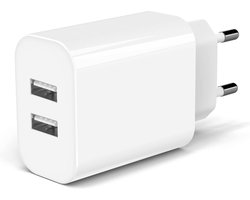 USB Lader 2 Poorten - Oplader - 12W Snellader - USB A Adapter