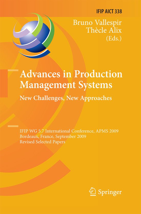 Advances in Production Management Systems: New Challenges, N ... - cover