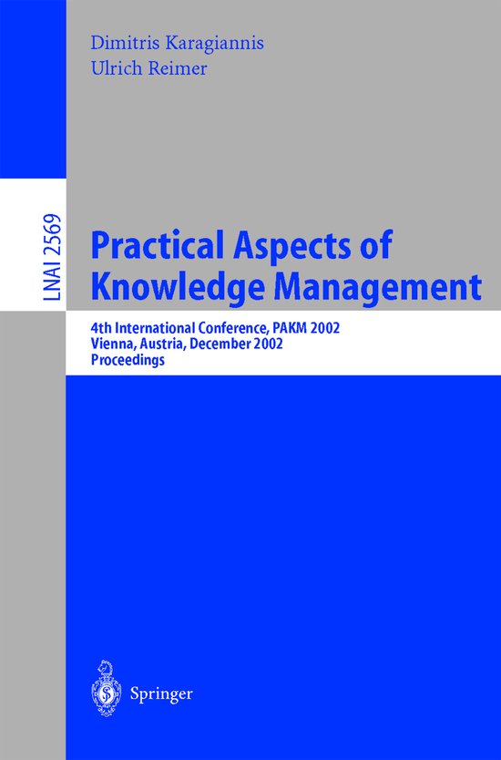 Practical Aspects of Knowledge Management - cover