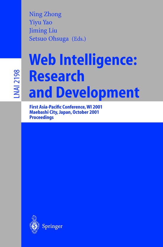 Web Intelligence: Research and Development - cover