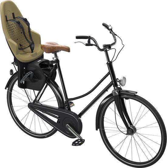 Thule Yepp 2 Maxi - fietsstoeltje - achterzitje - Bagagedrager montage - Fennel Tan