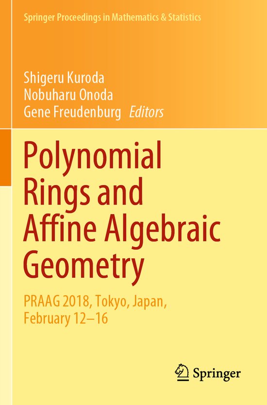 Polynomial Rings and Affine Algebraic Geometry | 9783030421380 ...