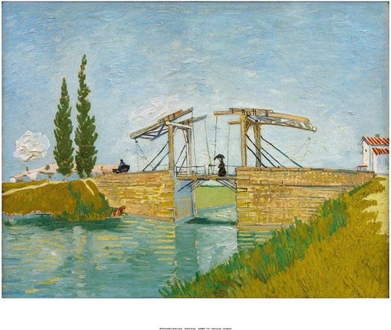 Korenveld onder onweerslucht schilderij van Vincent van Gogh