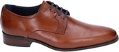 Fluchos -Heren - cognac/caramel - geklede lage schoenen - maat 39