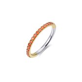 Gisser Jewels - Ring - Zilver - Zirconia - 2 mm