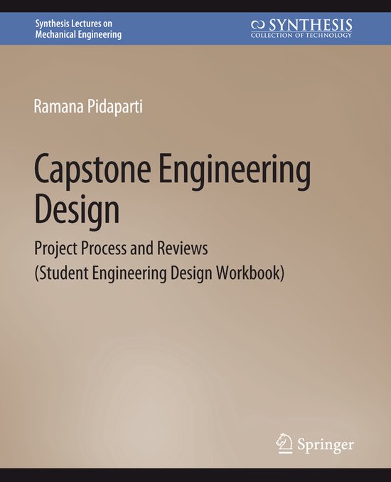 Synthesis Lectures on Mechanical Engineering- Capstone Engin ... - cover