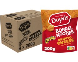 DUYVIS BORRELNOOTJES CHEETOS CHIPITO CHEESE FLAVOUR 8X200GR