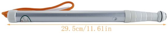 Telescopische blindenstok met reflecterende tape, antislip, schokbestendige stok voor slechtzienden — afbeelding 5