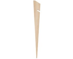 ProPlus Tentharing - 30 cm - Zandharing - Lichtgewicht - Stormharingen - Grondharing - Tentpennen - Tentverankering - voor Tenten - Hout - 4 stuks - Bruin van ProPlus — afbeelding 3