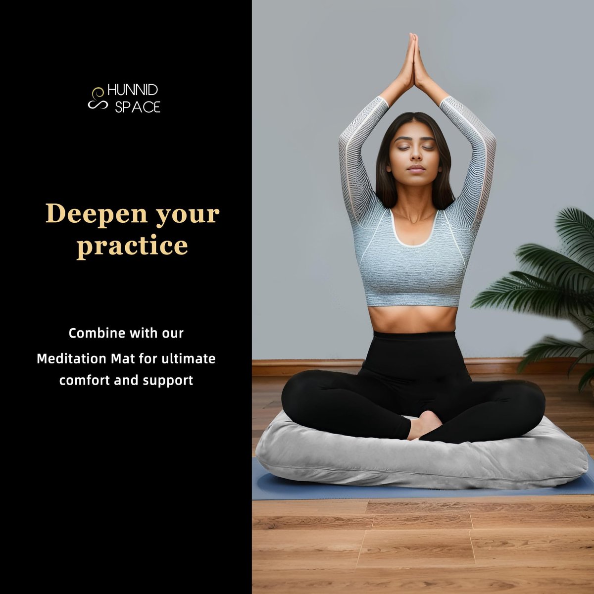 Meditatiekussen met wasbare premium fluwelen hoes, 100% traagschuim, vierkant vloerkussen en boekweitkussen, voor volwassenen en kinderen, zitten, yoga, lezen (zilveren bundel)