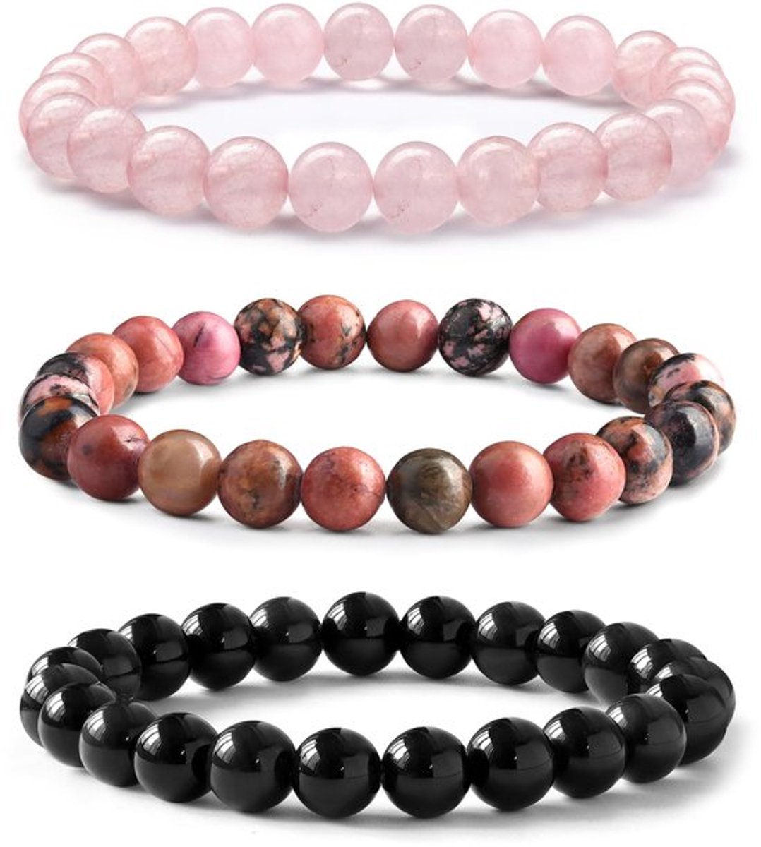 Vt products - Damesarmbanden - Natuurstenen Kralen - Elastische Draad