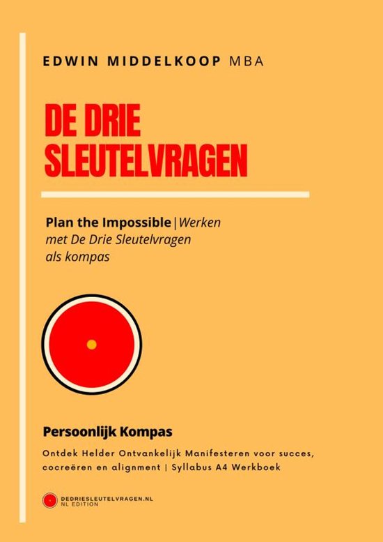 De Drie Sleutelvragen - Persoonlijk Kompas - cover