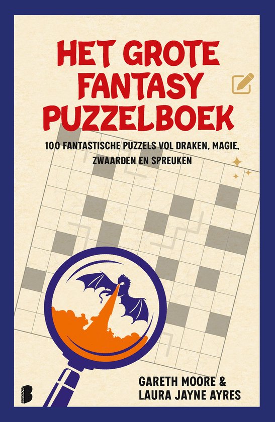 Het grote fantasypuzzelboek - cover
