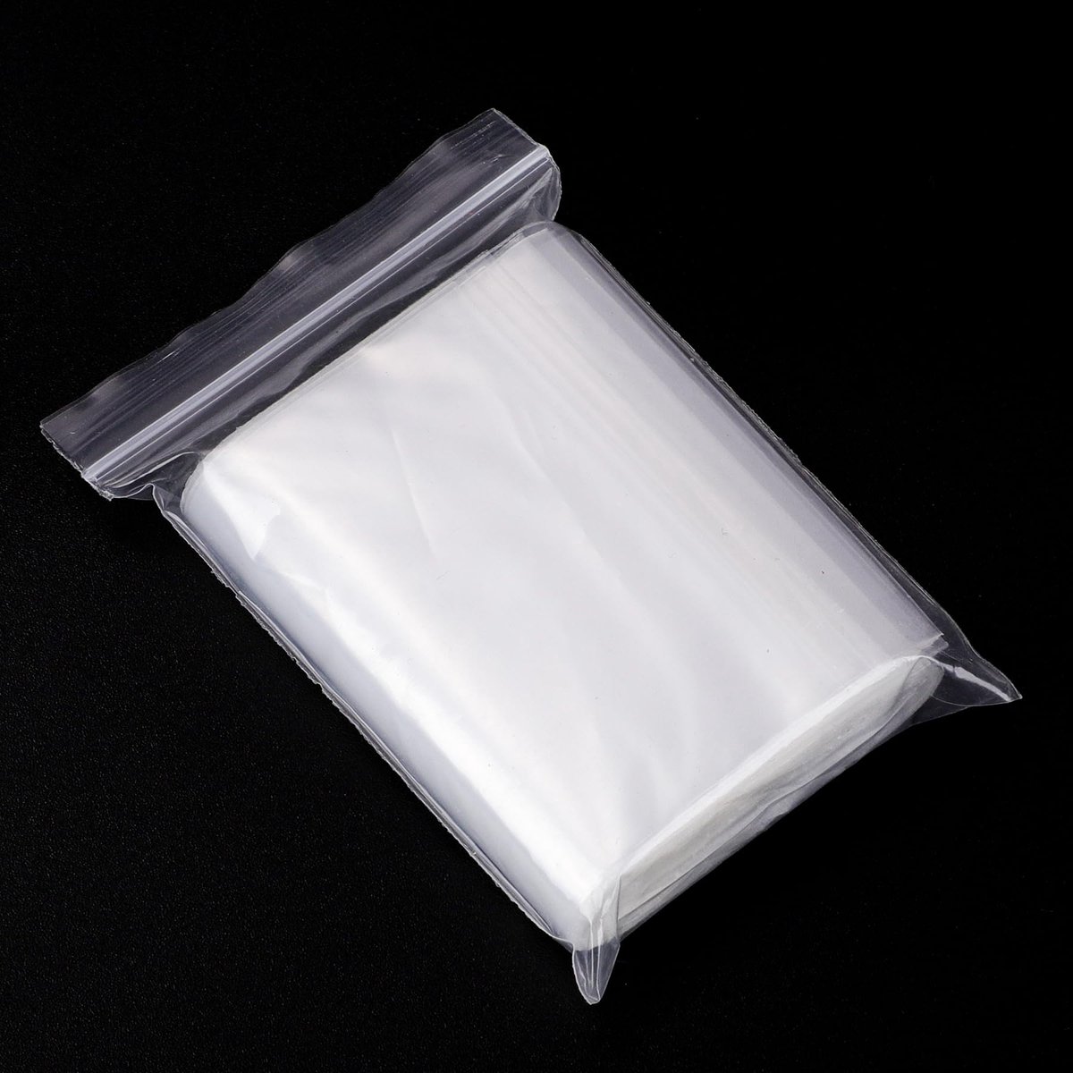 13x19cm Kleine Grip Seal Zakken 100St Mini Afsluitbare Plastic Zakken Doorzichtige Ziplock Zak Herbruikbare Kleine Transparante Polyethyleen Zakjes voor Opslag van Kralen, Koekjes, Snoepjes, Sieraden