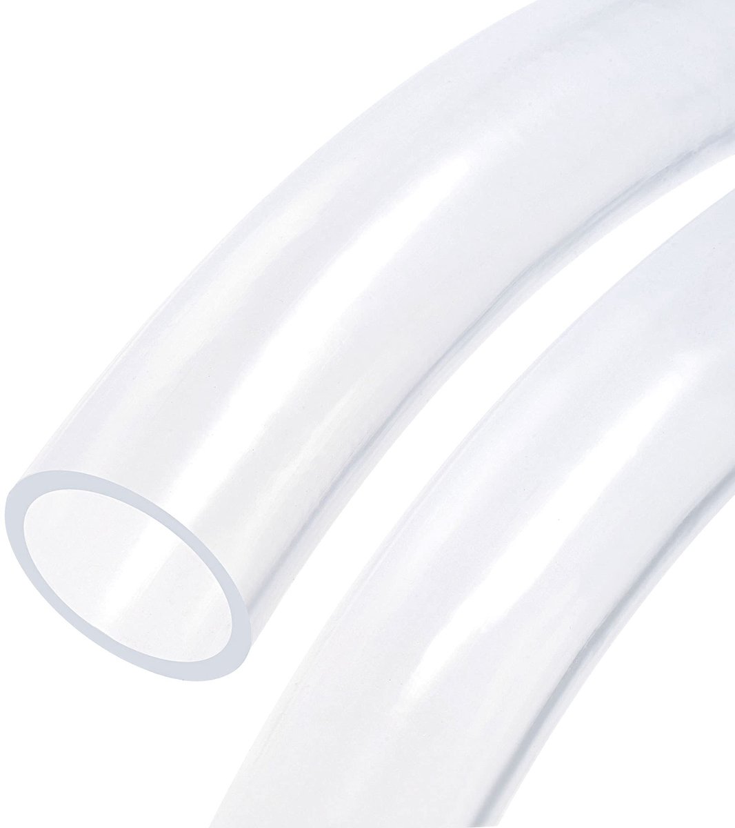 sourcing map PVC transparante slang, vinylslang, 50 mm ID 58 mm OD 1 m, flexibel, lichtgewicht voor waterslang, luchtleiding