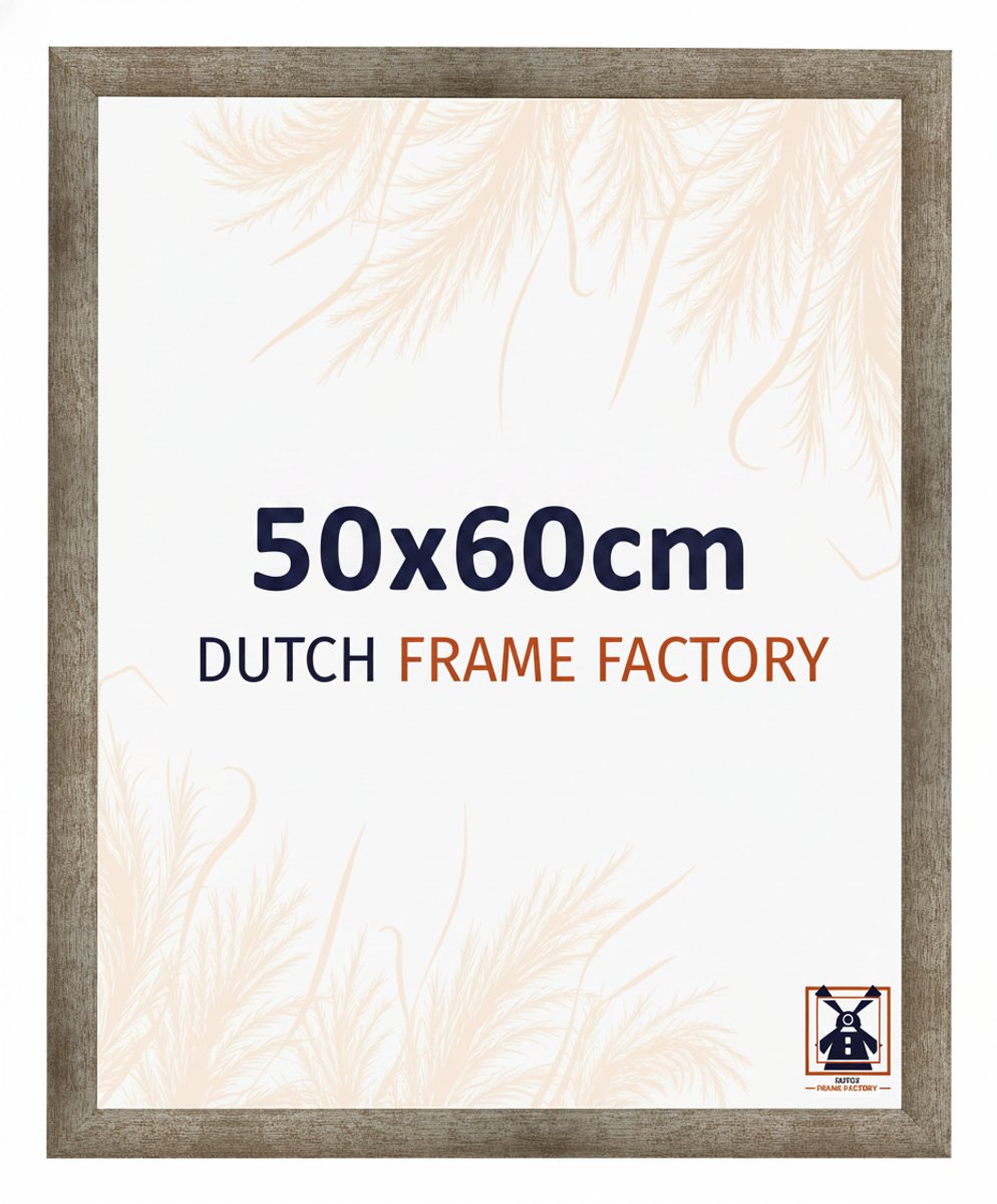 Fotolijst 40x80 cm - MDF - Wijnrood Geveegd - Benno