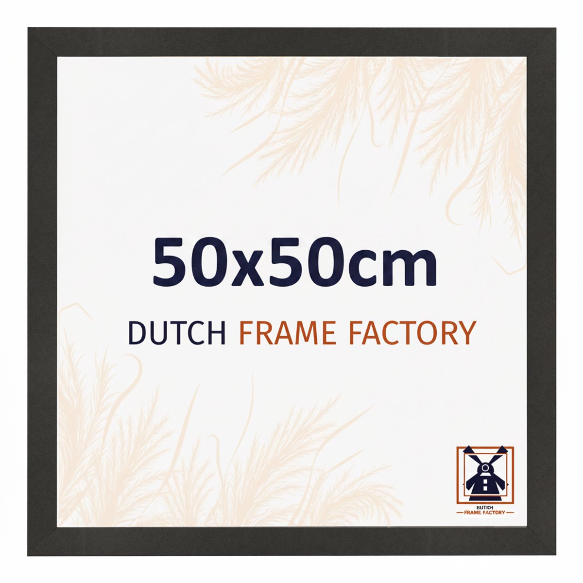 Fotolijst 75x100 cm - MDF - Wijnrood Geveegd - Benno