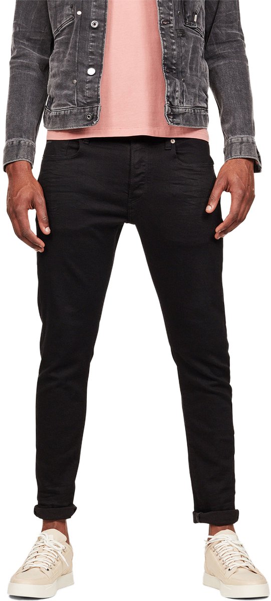 G-Star RAW Heren Jeans Broeken slim Fit 40W 34L Volwassenen Zwart