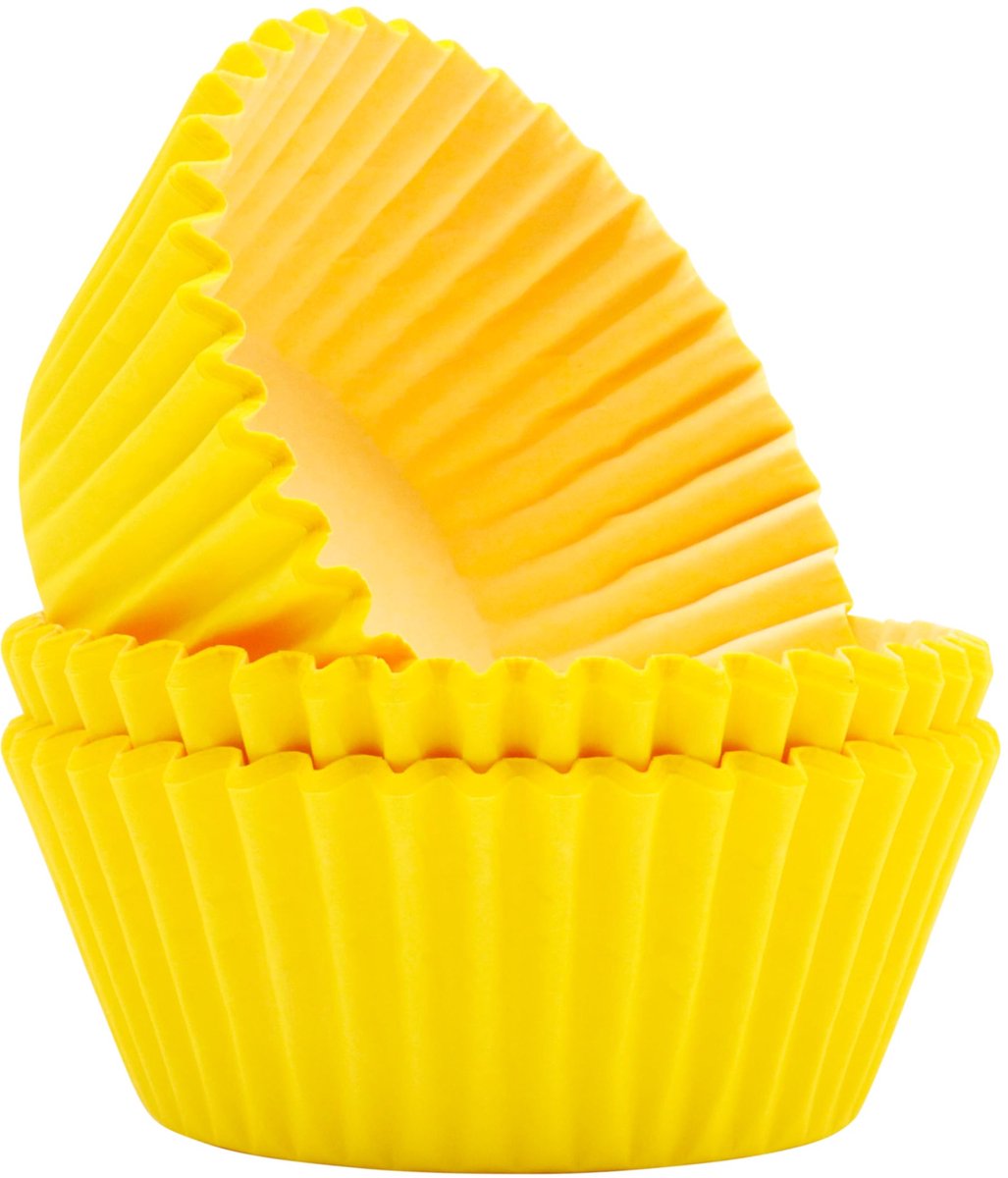Cupcake gevallen, Geel (60)