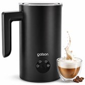 Gatson Elektrische Melkopschuimer - Warm & Koud Schuim - PFAS Vrij - 4 Standen - Milk Frother - Melkschuimer Electrisch - Opschuimer voor Melk