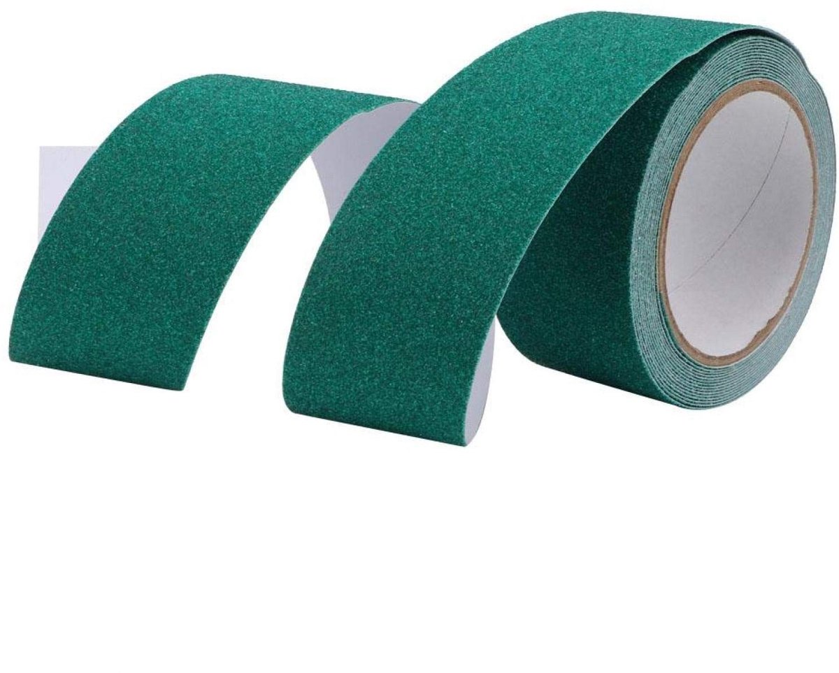 Dailygoods- Antisliptape - Vloerveiligheidstape - Kwartszand Antislip - PVC-tape - Slijtvast - 5m lengte - Veiligheidstape