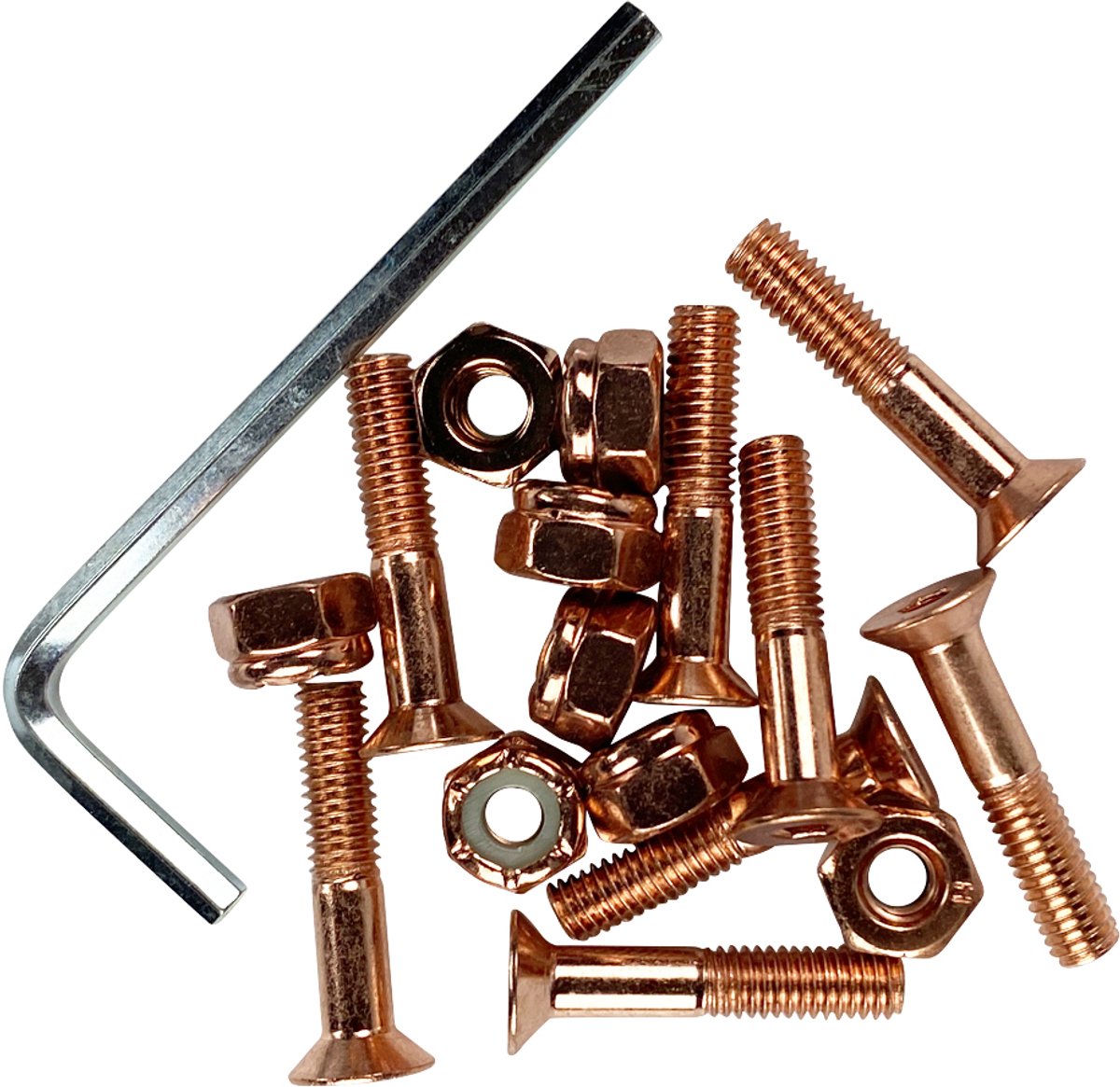 1" Allen anodized hardware (Rose gold)